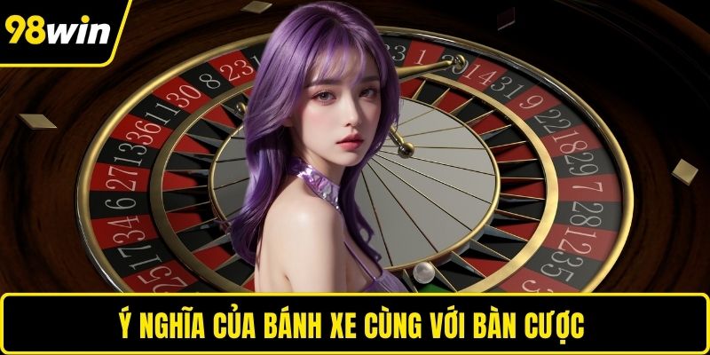 Ý nghĩa của bánh xe cùng với bàn cược